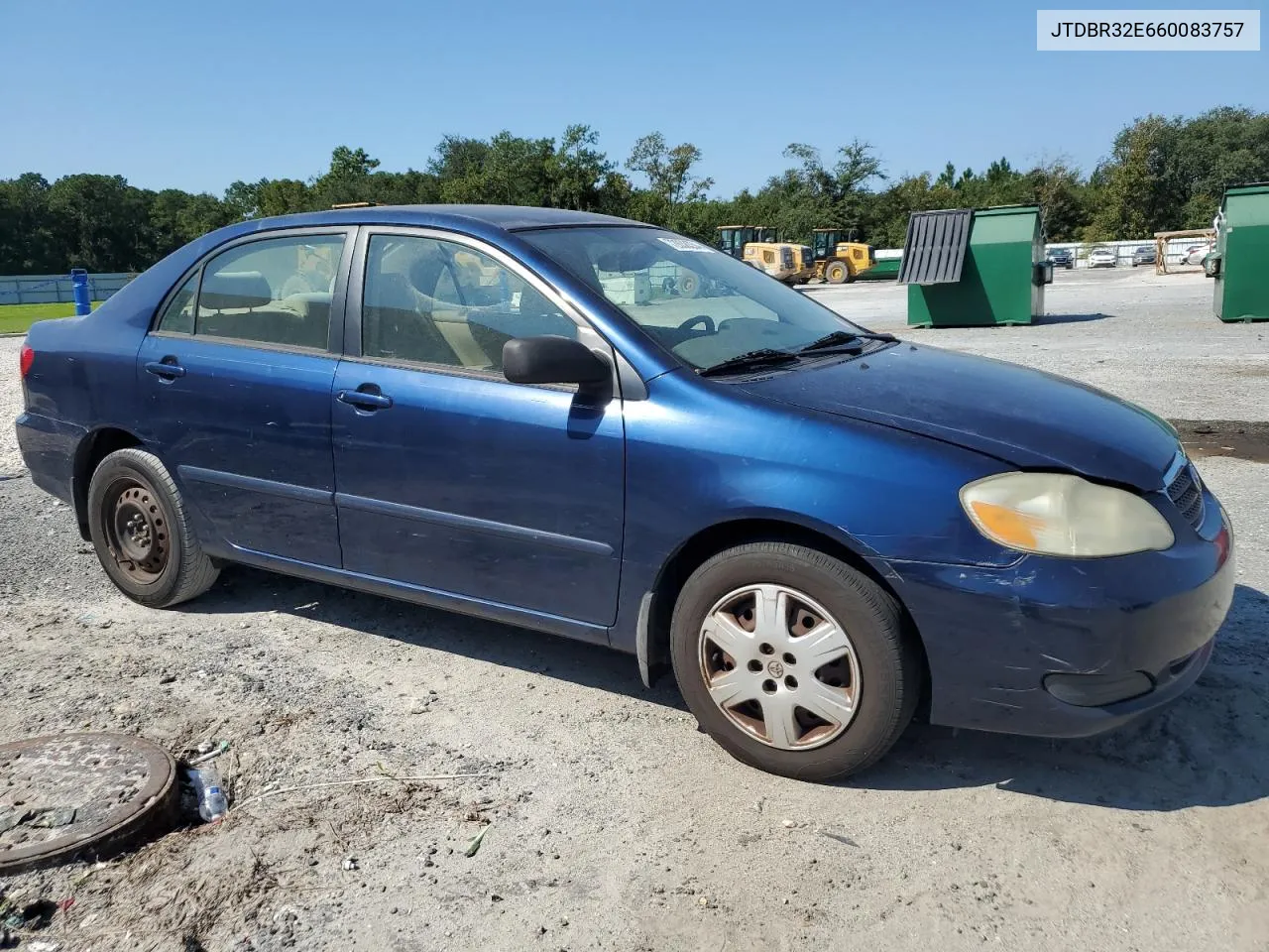 2006 Toyota Corolla Ce VIN: JTDBR32E660083757 Lot: 72838334