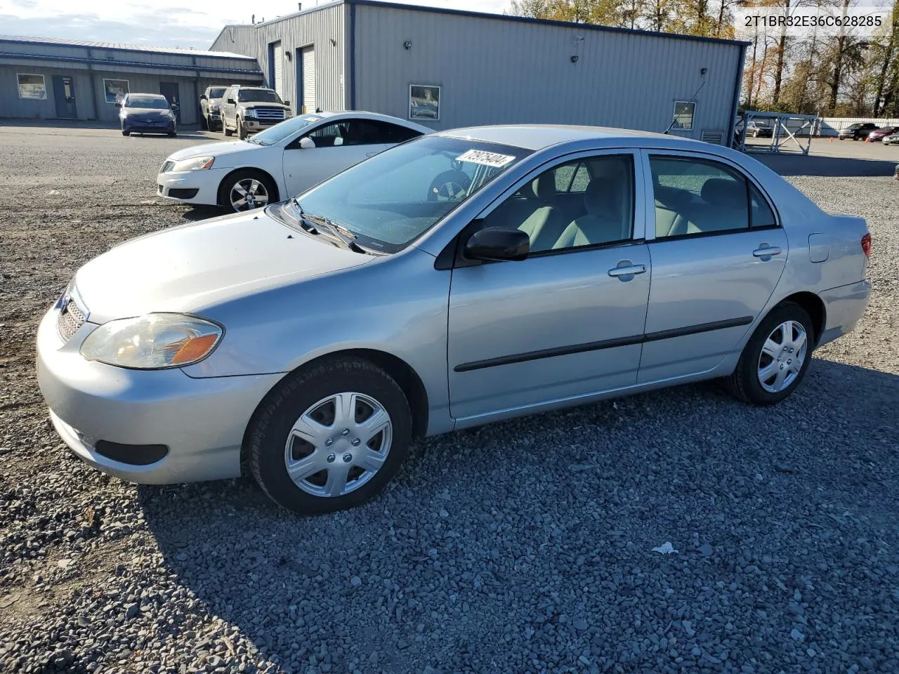 2006 Toyota Corolla Ce VIN: 2T1BR32E36C628285 Lot: 72975404