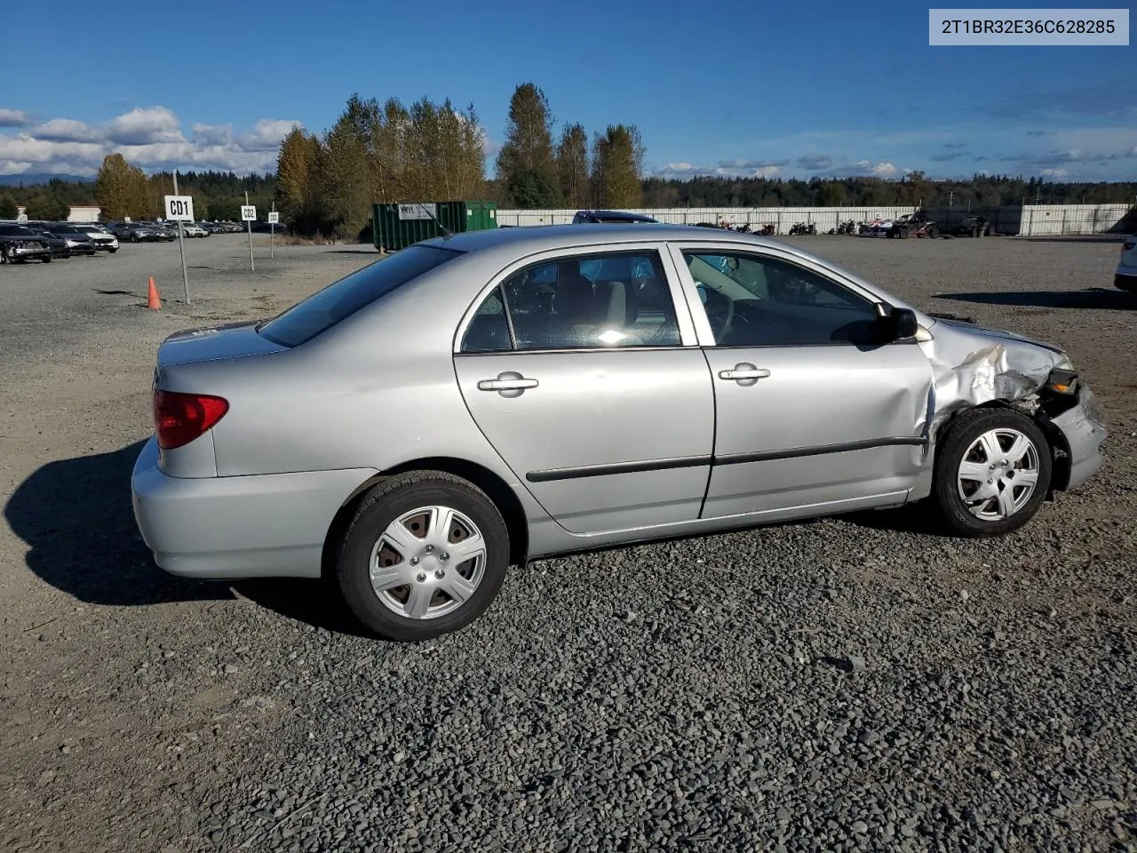 2006 Toyota Corolla Ce VIN: 2T1BR32E36C628285 Lot: 72975404