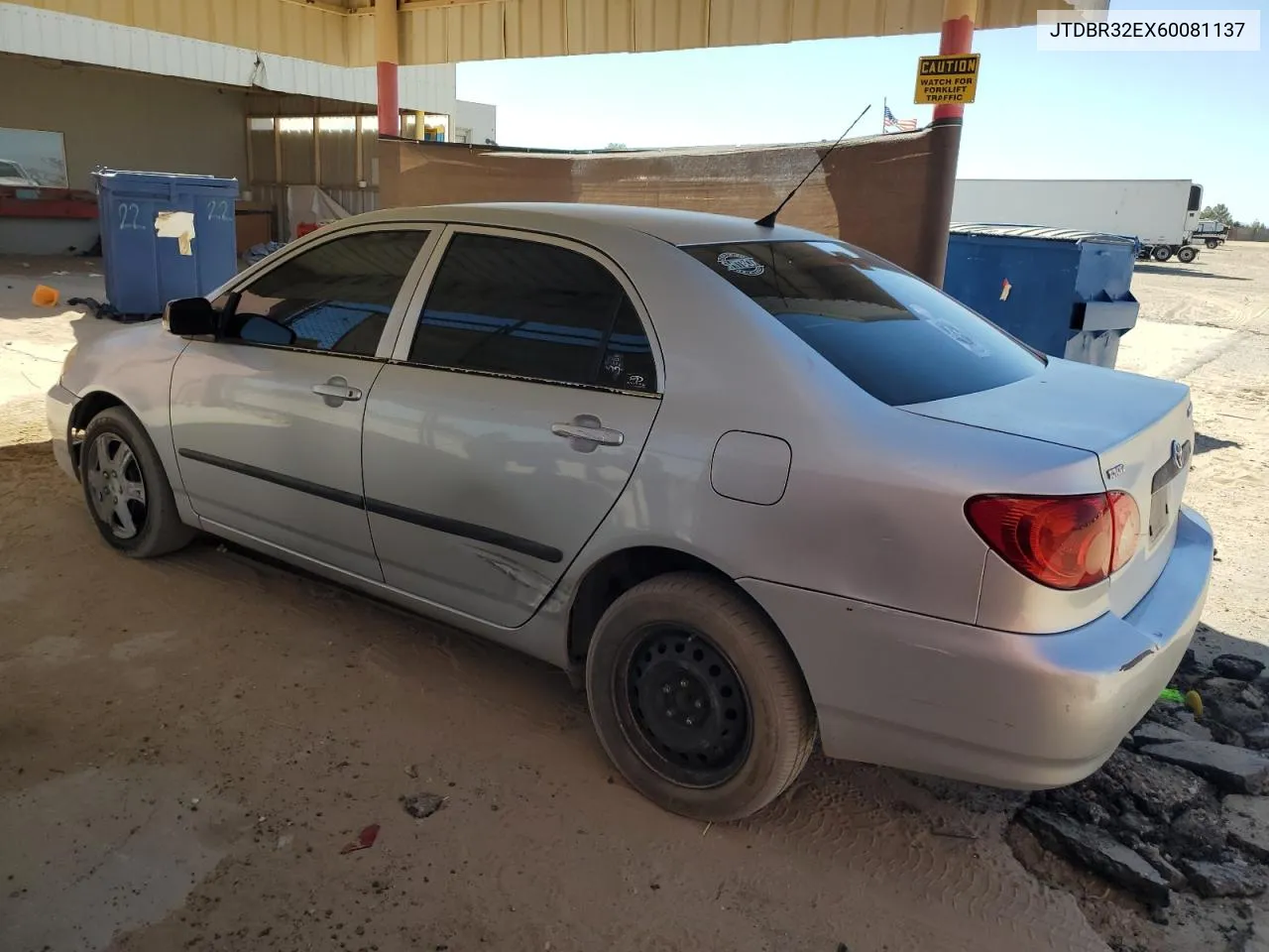 2006 Toyota Corolla Ce VIN: JTDBR32EX60081137 Lot: 73006414