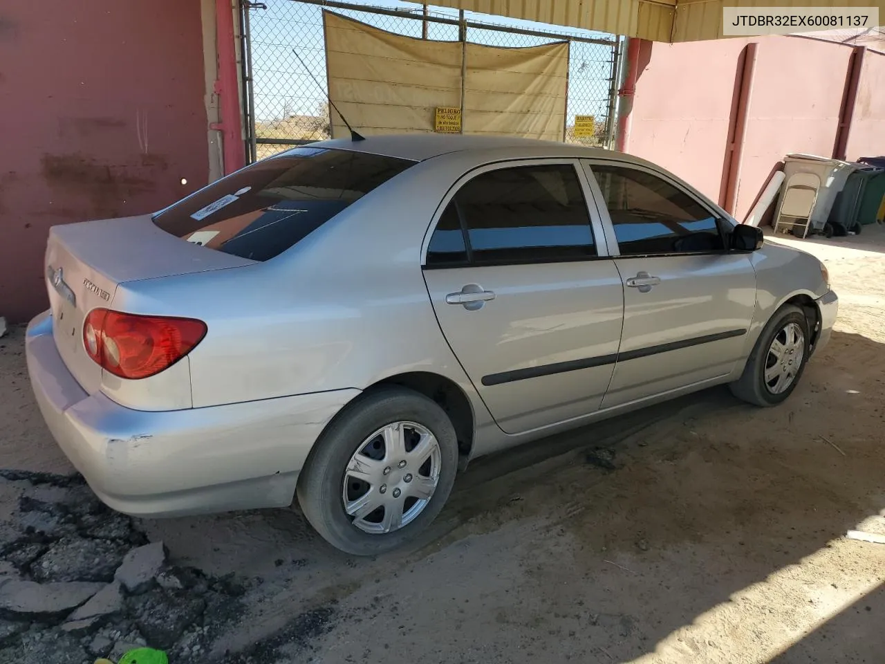 2006 Toyota Corolla Ce VIN: JTDBR32EX60081137 Lot: 73006414