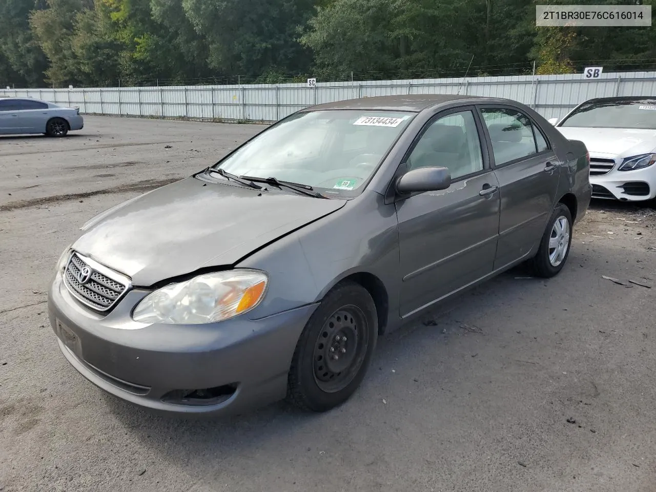 2006 Toyota Corolla Ce VIN: 2T1BR30E76C616014 Lot: 73134434