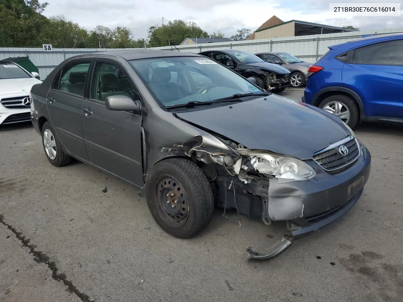 2006 Toyota Corolla Ce VIN: 2T1BR30E76C616014 Lot: 73134434