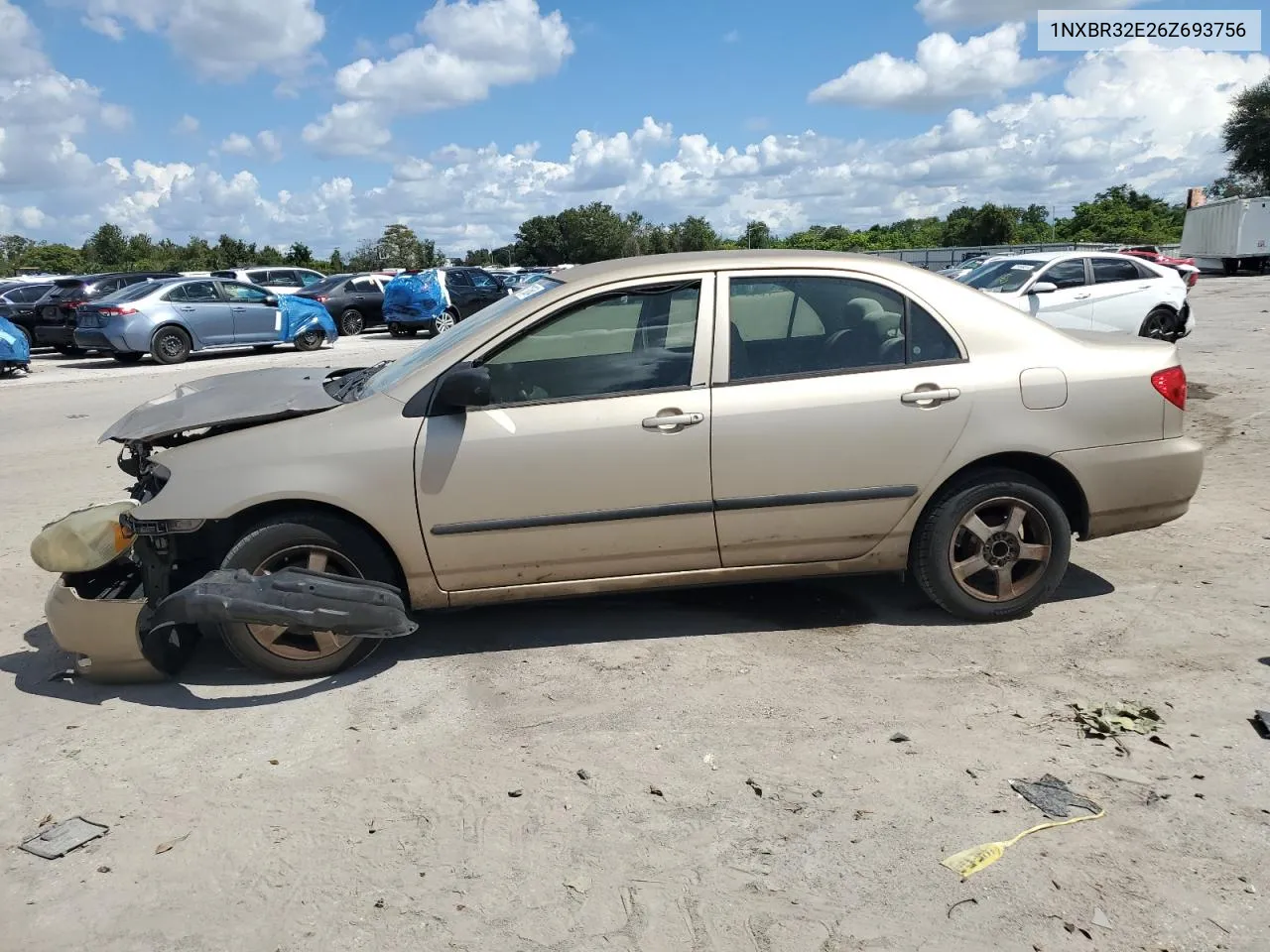 1NXBR32E26Z693756 2006 Toyota Corolla Ce