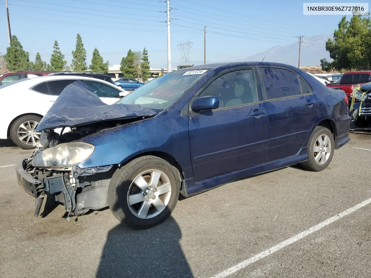 2006 Toyota Corolla Ce VIN: 1NXBR30E96Z727016 Lot: 73213724