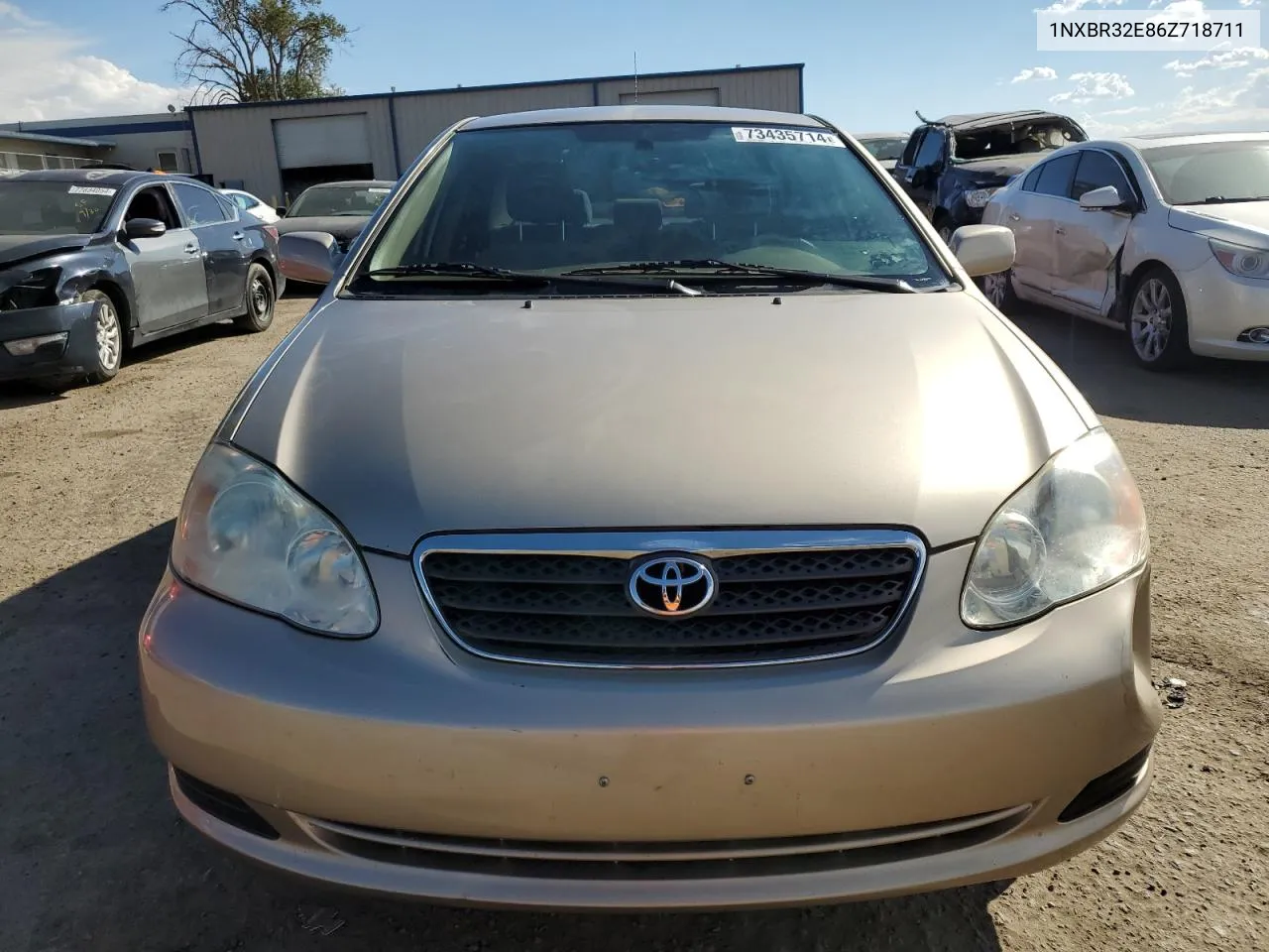 2006 Toyota Corolla Ce VIN: 1NXBR32E86Z718711 Lot: 73435714