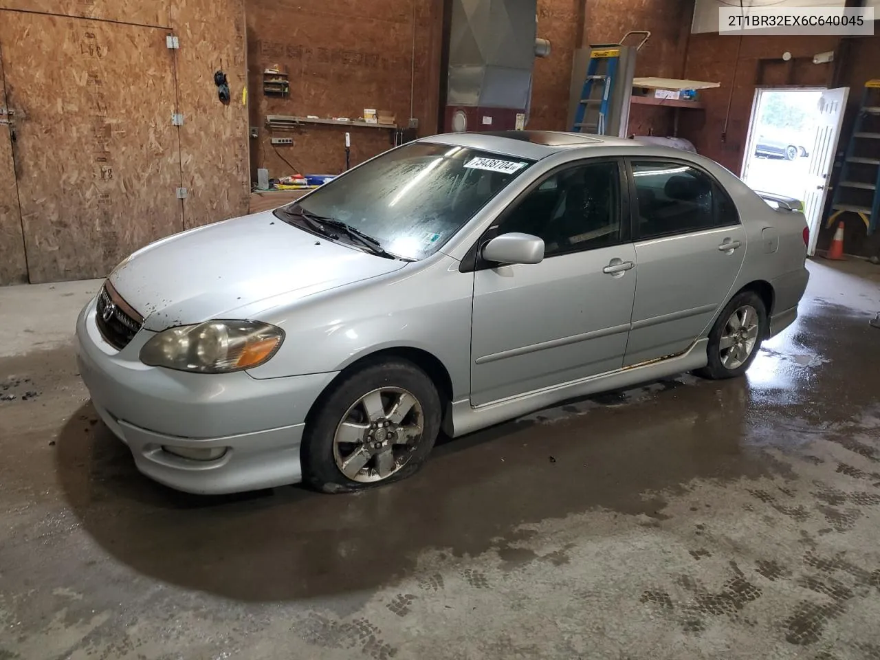 2006 Toyota Corolla Ce VIN: 2T1BR32EX6C640045 Lot: 73438704