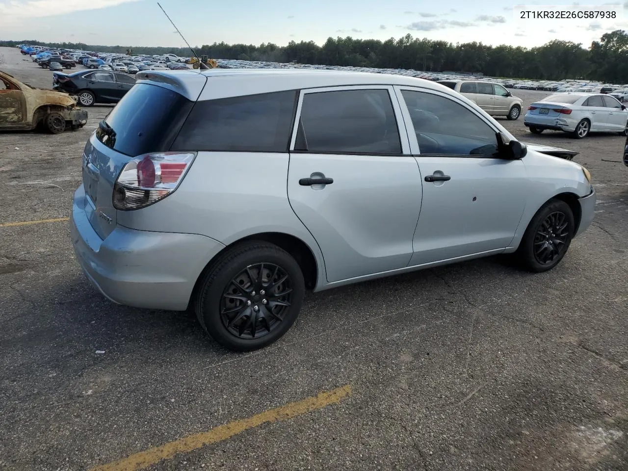 2006 Toyota Corolla Matrix Xr VIN: 2T1KR32E26C587938 Lot: 73481904