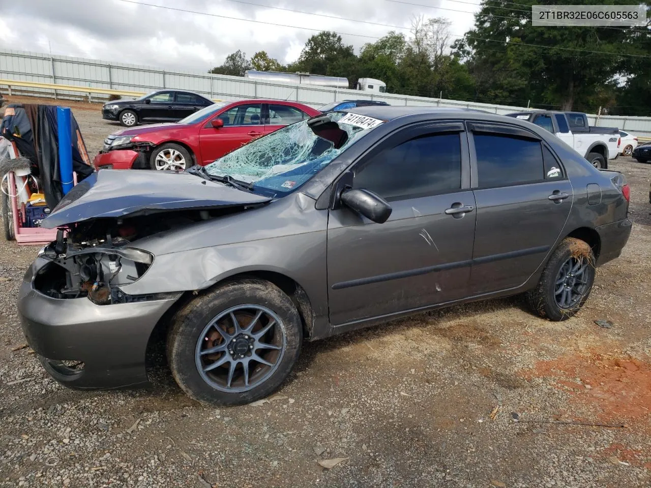 2006 Toyota Corolla Ce VIN: 2T1BR32E06C605563 Lot: 74110474