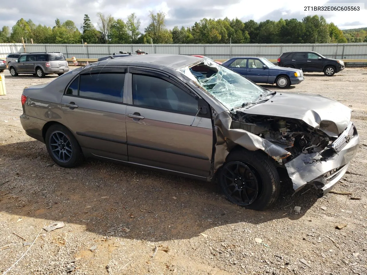 2006 Toyota Corolla Ce VIN: 2T1BR32E06C605563 Lot: 74110474