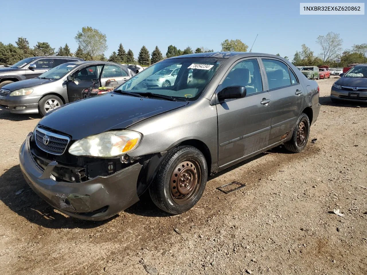 2006 Toyota Corolla Ce VIN: 1NXBR32EX6Z620862 Lot: 75054234