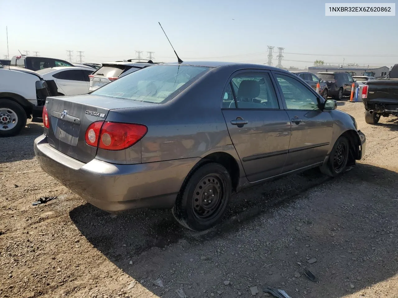 2006 Toyota Corolla Ce VIN: 1NXBR32EX6Z620862 Lot: 75054234