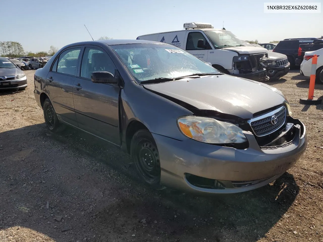 2006 Toyota Corolla Ce VIN: 1NXBR32EX6Z620862 Lot: 75054234