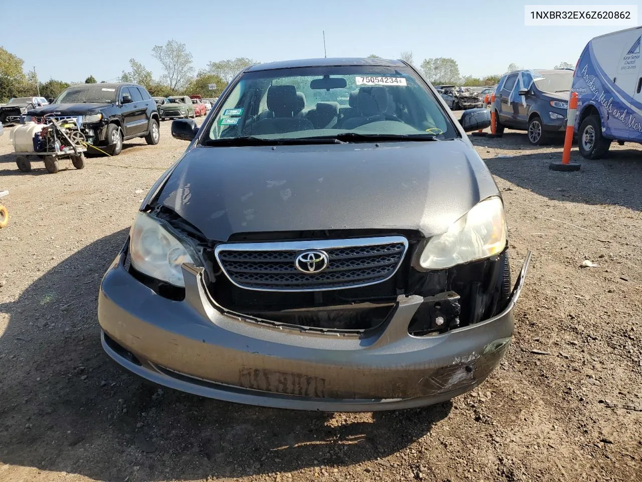 2006 Toyota Corolla Ce VIN: 1NXBR32EX6Z620862 Lot: 75054234