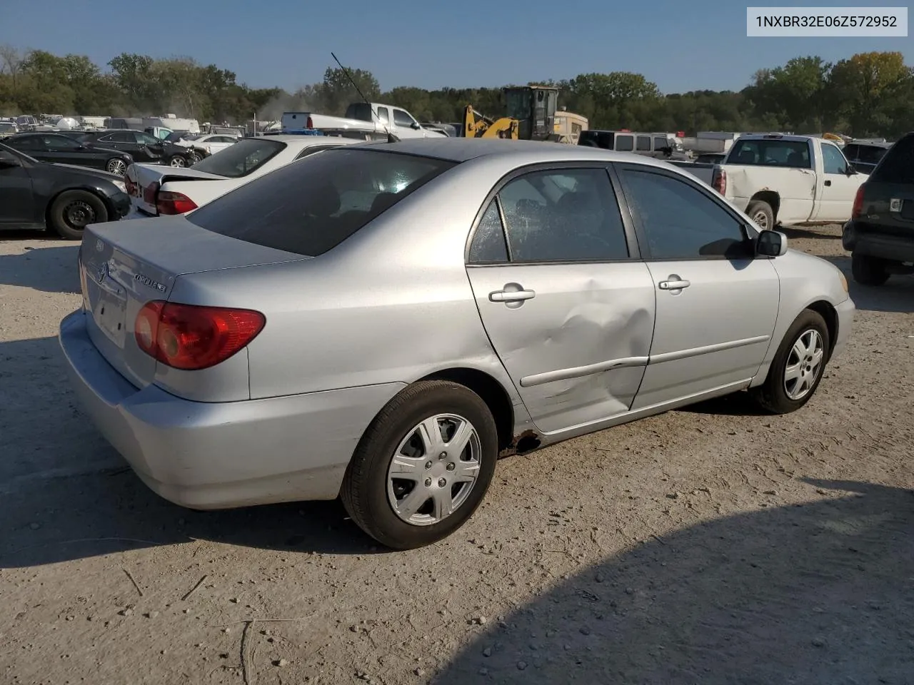 2006 Toyota Corolla Ce VIN: 1NXBR32E06Z572952 Lot: 75168084