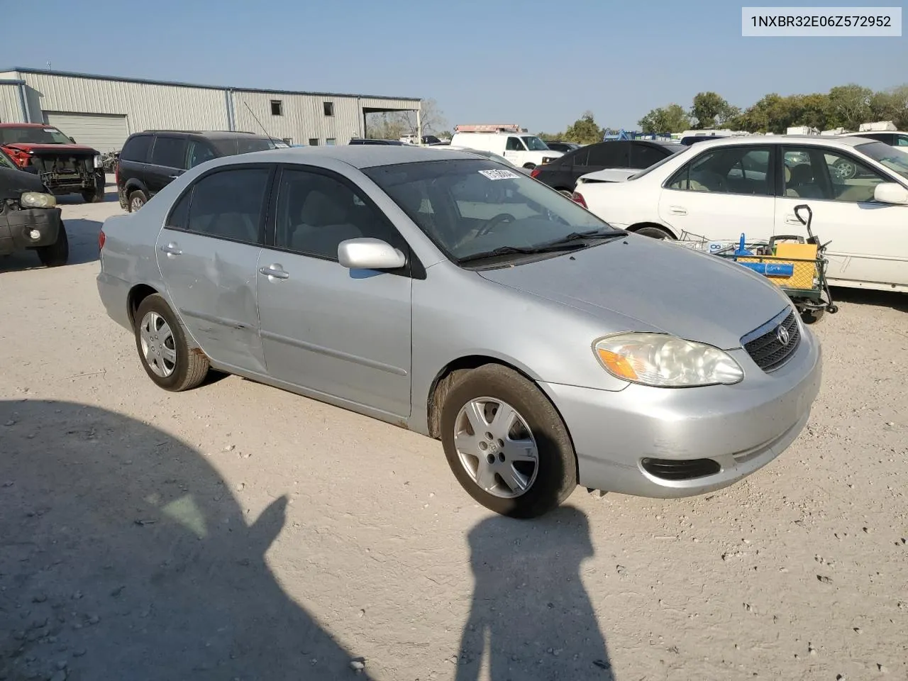 2006 Toyota Corolla Ce VIN: 1NXBR32E06Z572952 Lot: 75168084