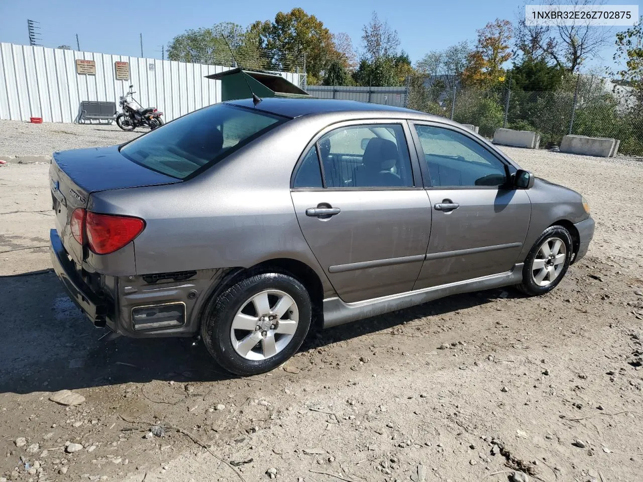 2006 Toyota Corolla Ce VIN: 1NXBR32E26Z702875 Lot: 75490334