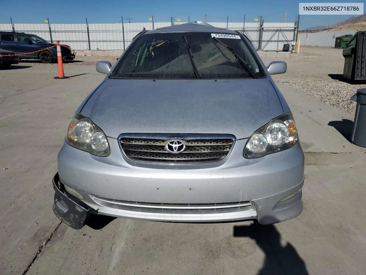 2006 Toyota Corolla Ce VIN: 1NXBR32E66Z718786 Lot: 75490544