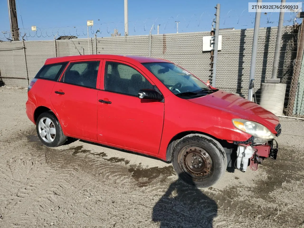 2006 Toyota Corolla Matrix Xr VIN: 2T1KR32E76C590933 Lot: 75533544