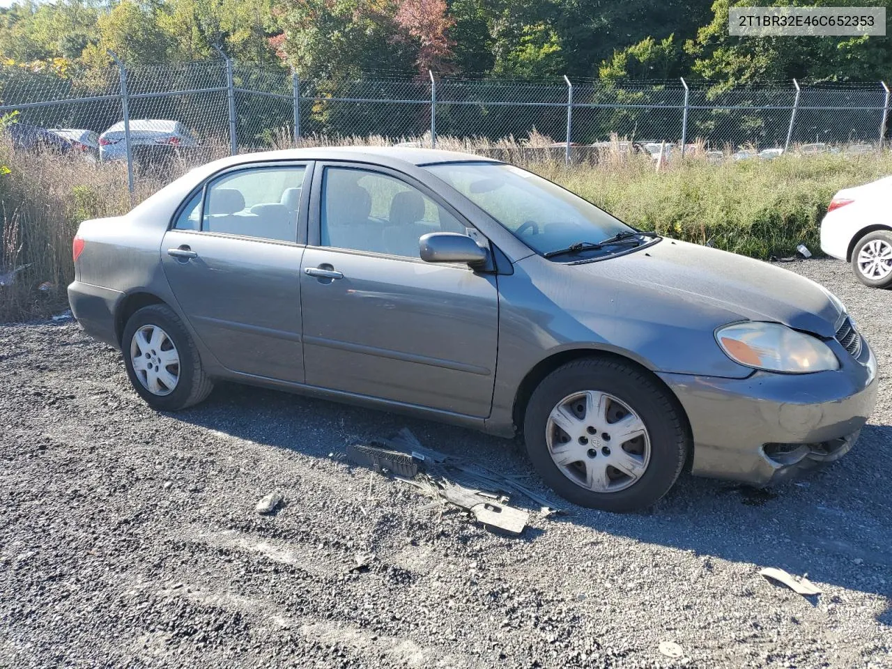 2006 Toyota Corolla Ce VIN: 2T1BR32E46C652353 Lot: 75606914