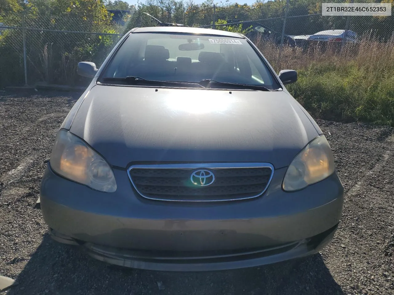 2006 Toyota Corolla Ce VIN: 2T1BR32E46C652353 Lot: 75606914