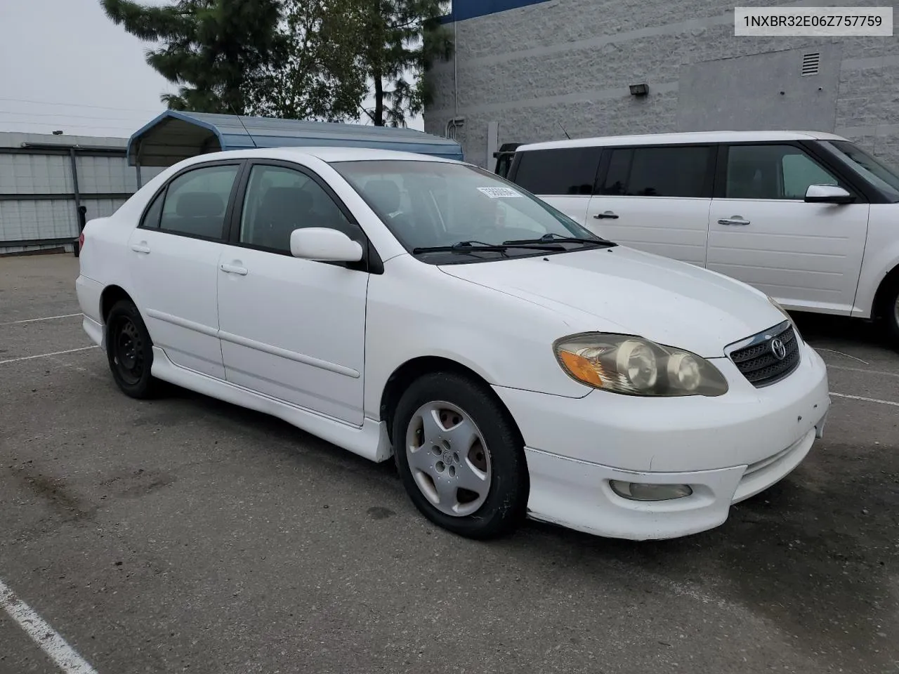 2006 Toyota Corolla Ce VIN: 1NXBR32E06Z757759 Lot: 75860964