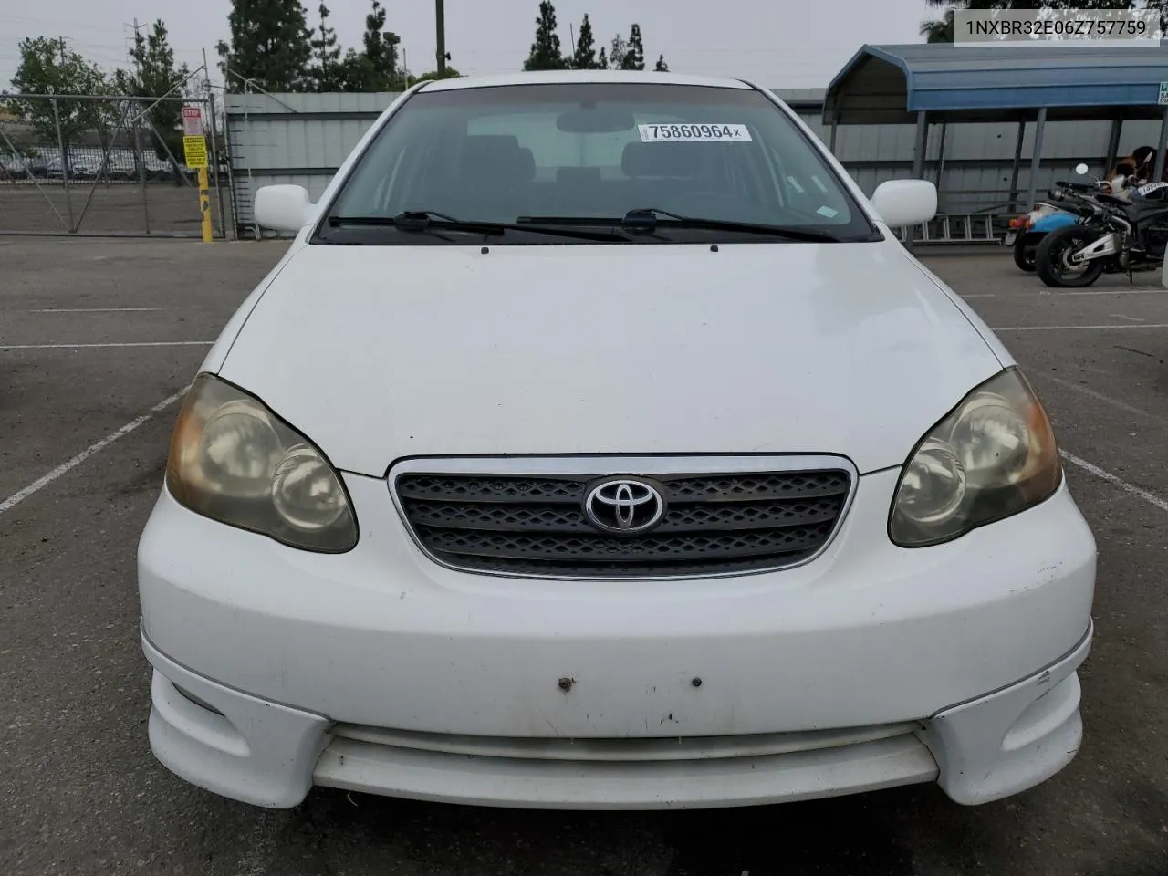 2006 Toyota Corolla Ce VIN: 1NXBR32E06Z757759 Lot: 75860964