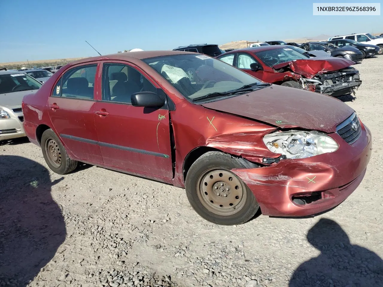 2006 Toyota Corolla Ce VIN: 1NXBR32E96Z568396 Lot: 76226404