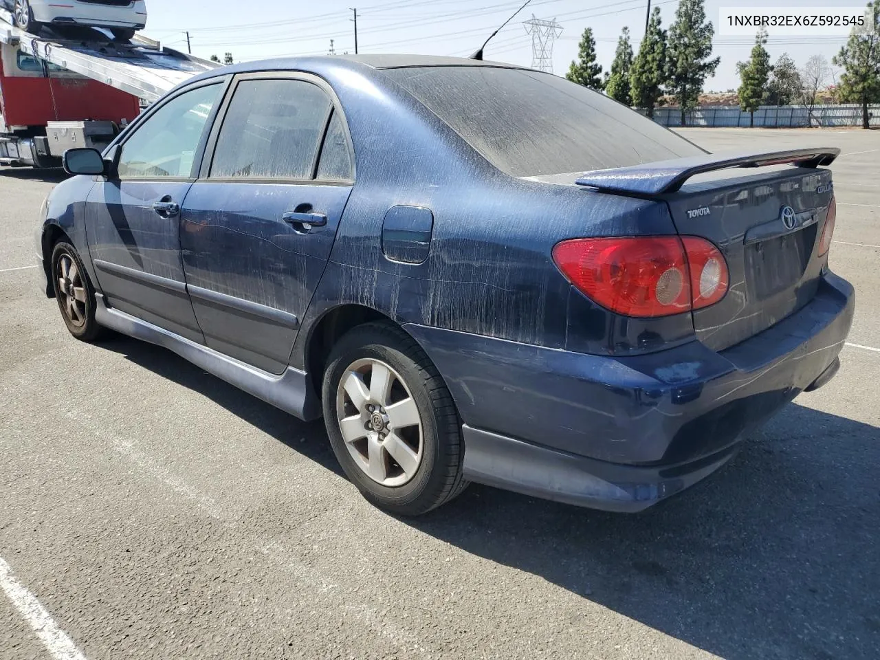 2006 Toyota Corolla Ce VIN: 1NXBR32EX6Z592545 Lot: 76625544