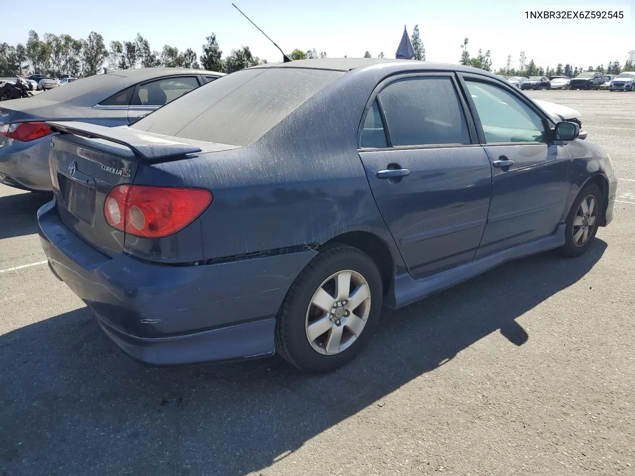 2006 Toyota Corolla Ce VIN: 1NXBR32EX6Z592545 Lot: 76625544