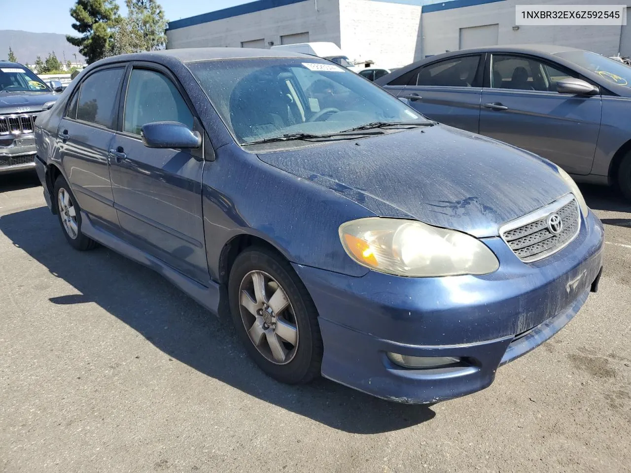 2006 Toyota Corolla Ce VIN: 1NXBR32EX6Z592545 Lot: 76625544