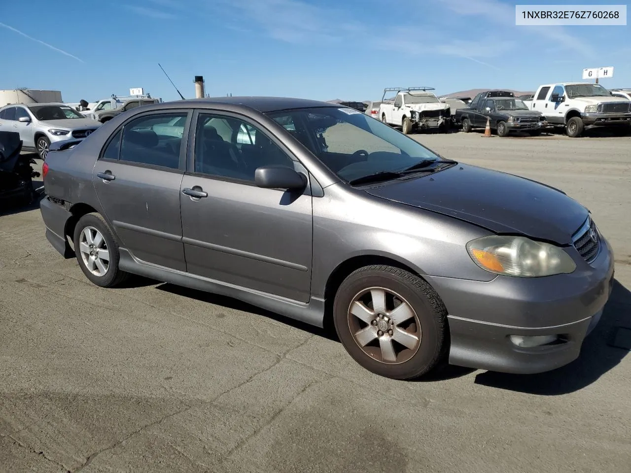 2006 Toyota Corolla Ce VIN: 1NXBR32E76Z760268 Lot: 76939064