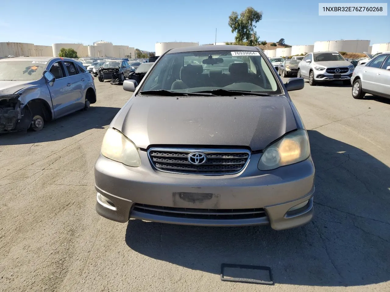 2006 Toyota Corolla Ce VIN: 1NXBR32E76Z760268 Lot: 76939064