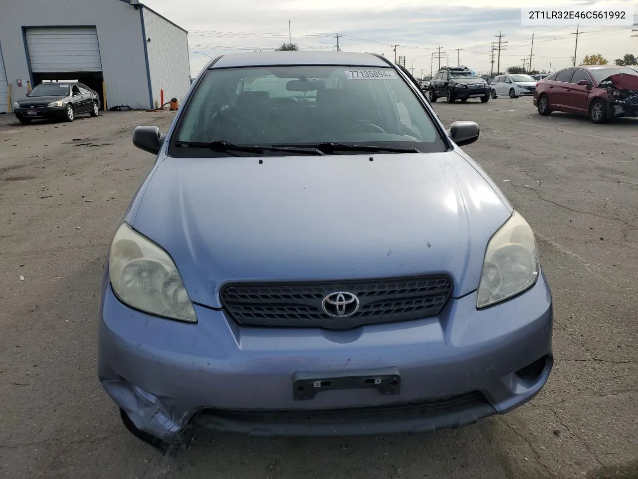 2006 Toyota Corolla Matrix Base VIN: 2T1LR32E46C561992 Lot: 77135894