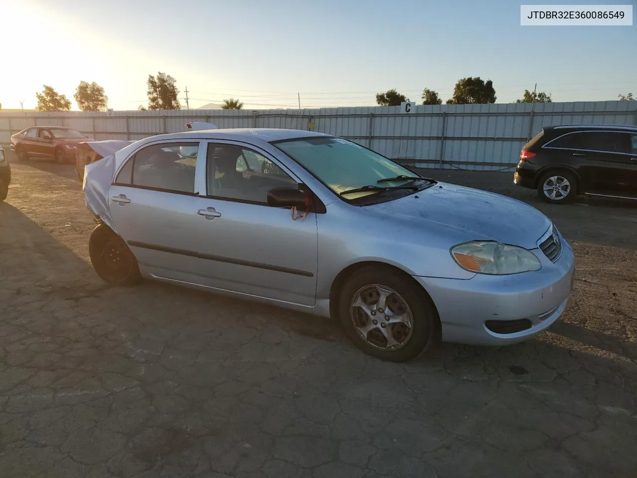 2006 Toyota Corolla Ce VIN: JTDBR32E360086549 Lot: 77168124