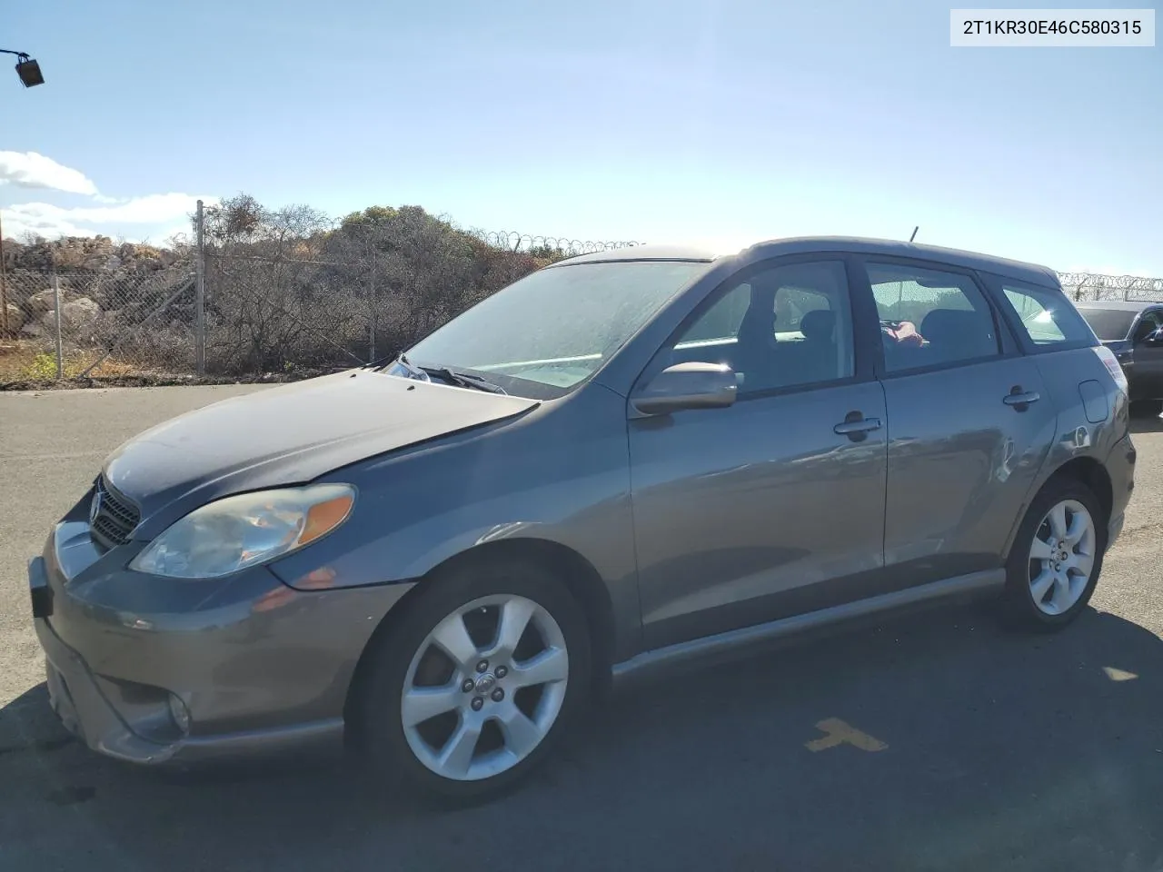 2006 Toyota Corolla Matrix Xr VIN: 2T1KR30E46C580315 Lot: 77230304