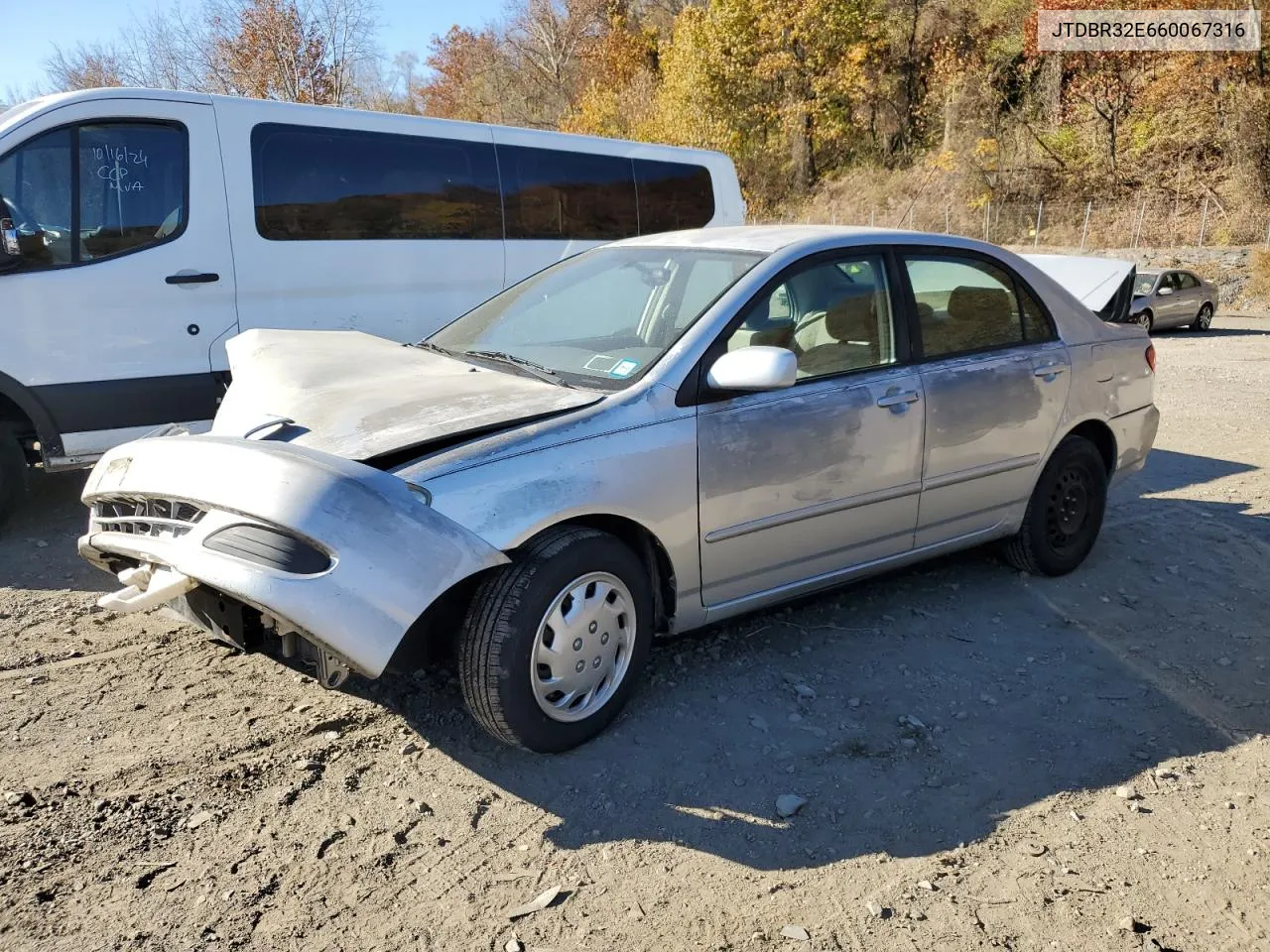 2006 Toyota Corolla Ce VIN: JTDBR32E660067316 Lot: 77961194