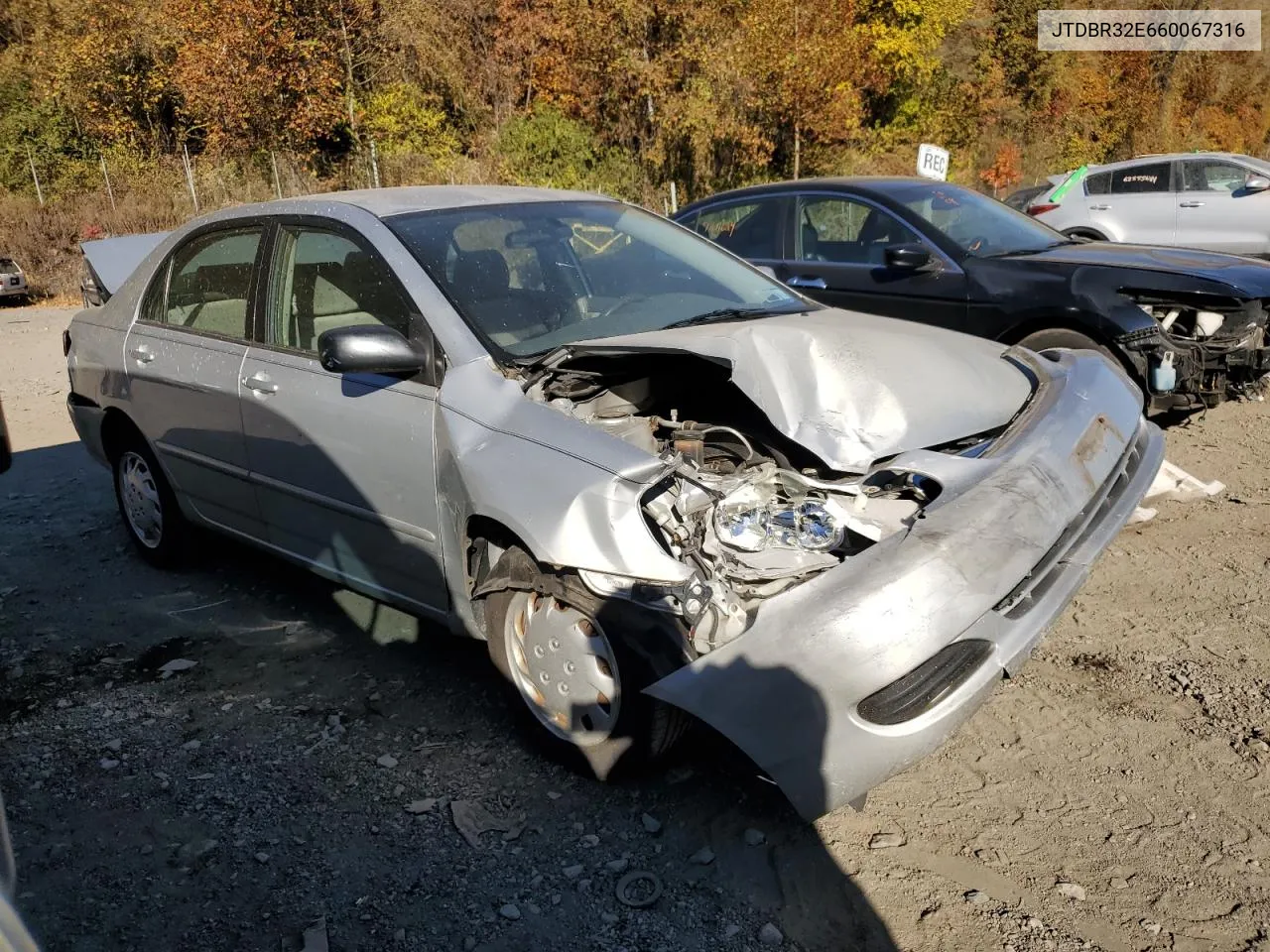 2006 Toyota Corolla Ce VIN: JTDBR32E660067316 Lot: 77961194