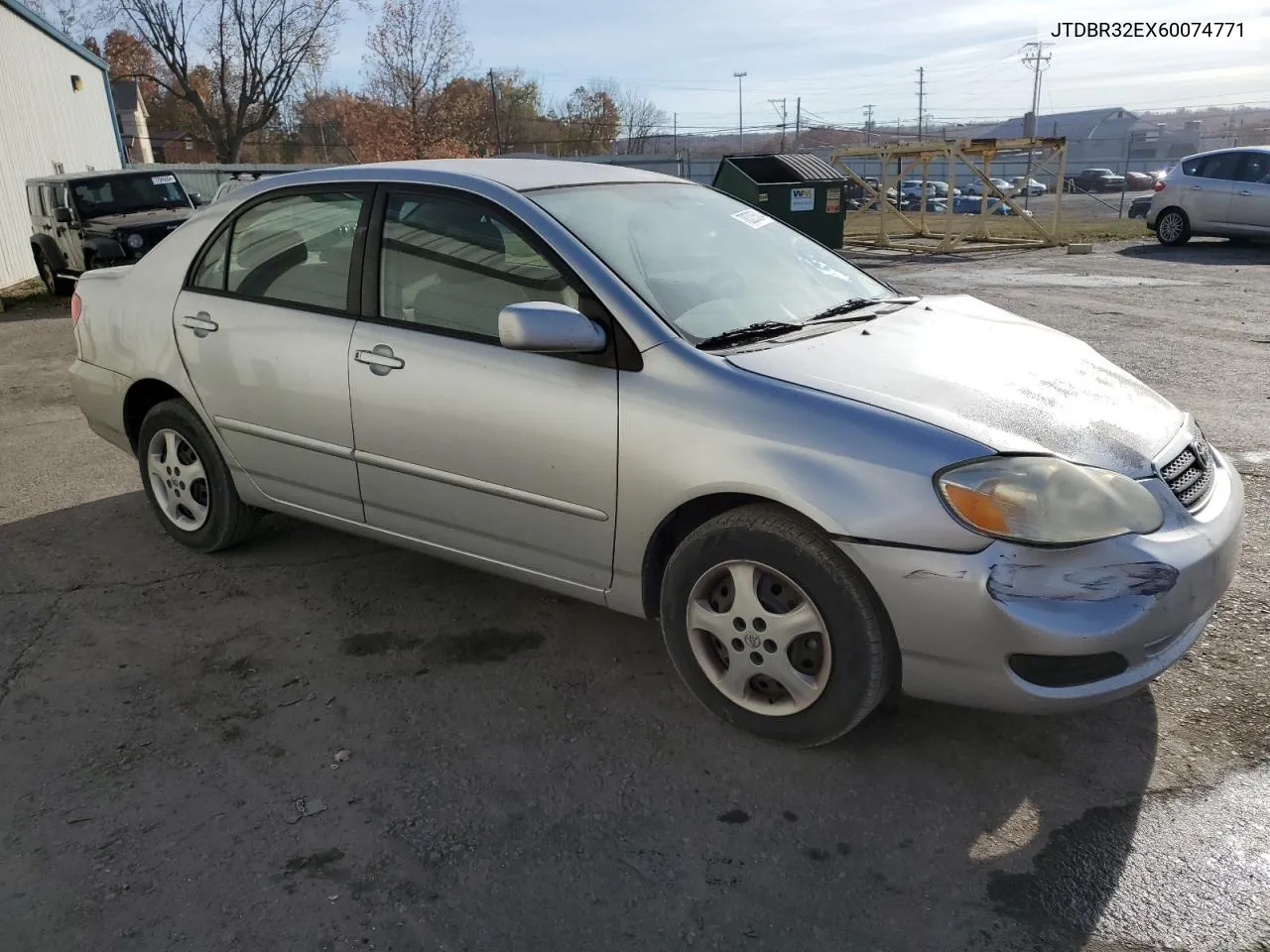 2006 Toyota Corolla Ce VIN: JTDBR32EX60074771 Lot: 78323504