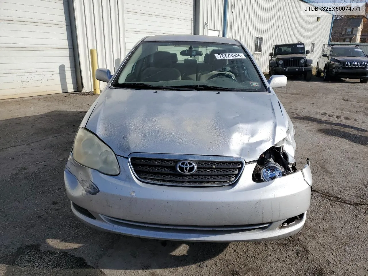 2006 Toyota Corolla Ce VIN: JTDBR32EX60074771 Lot: 78323504