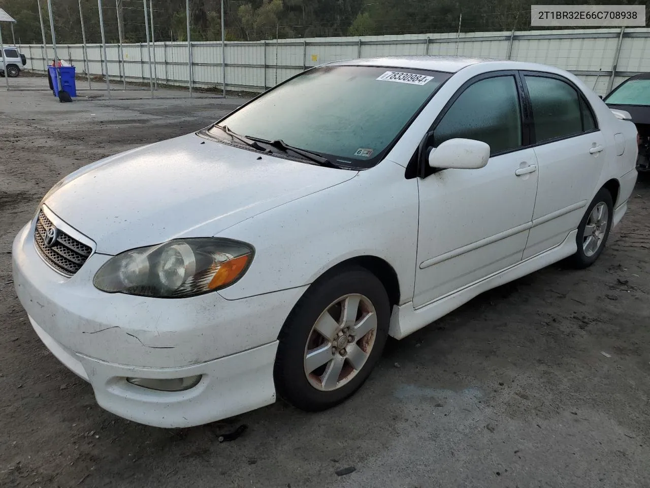 2006 Toyota Corolla Ce VIN: 2T1BR32E66C708938 Lot: 78330984