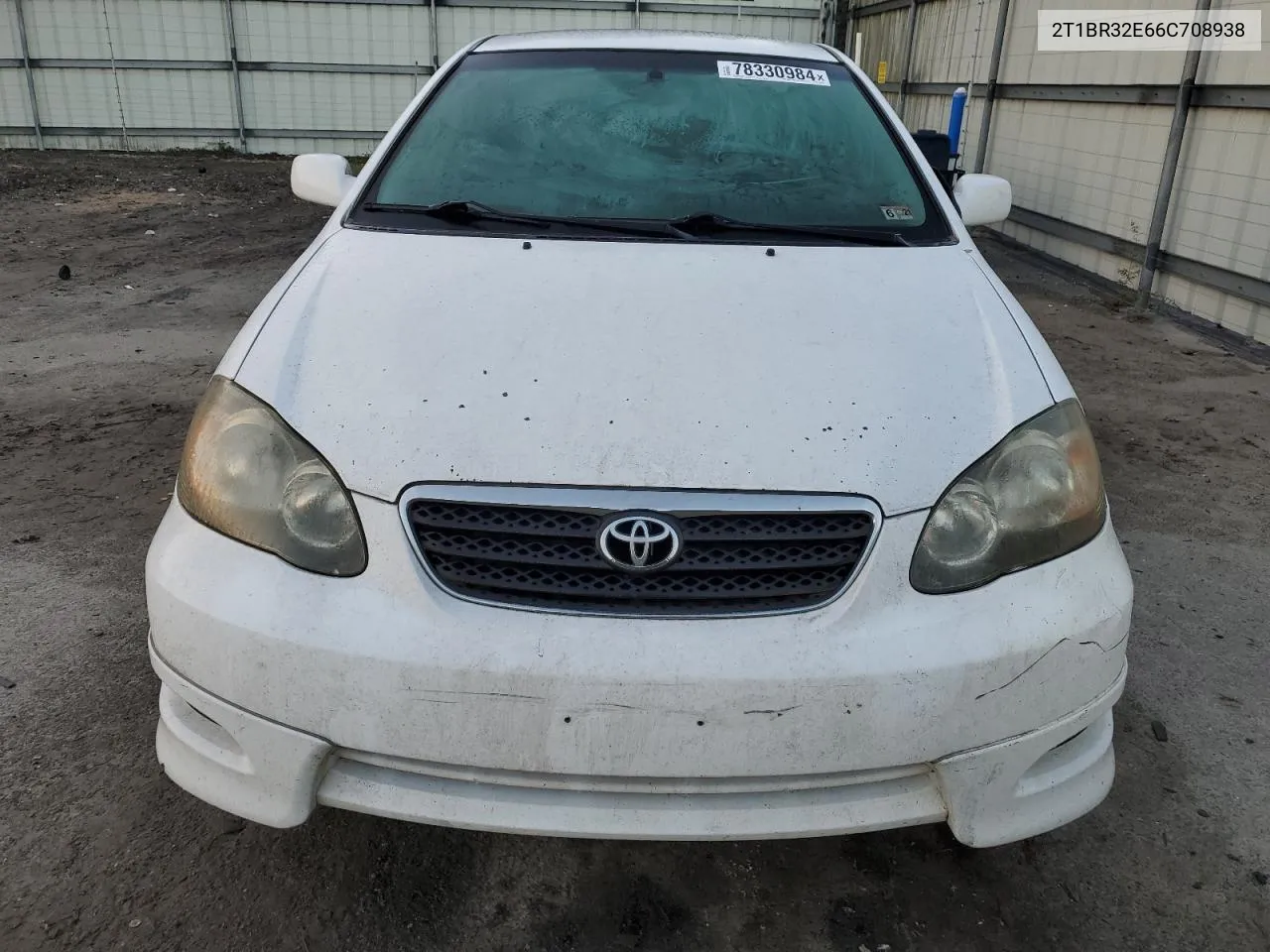 2006 Toyota Corolla Ce VIN: 2T1BR32E66C708938 Lot: 78330984