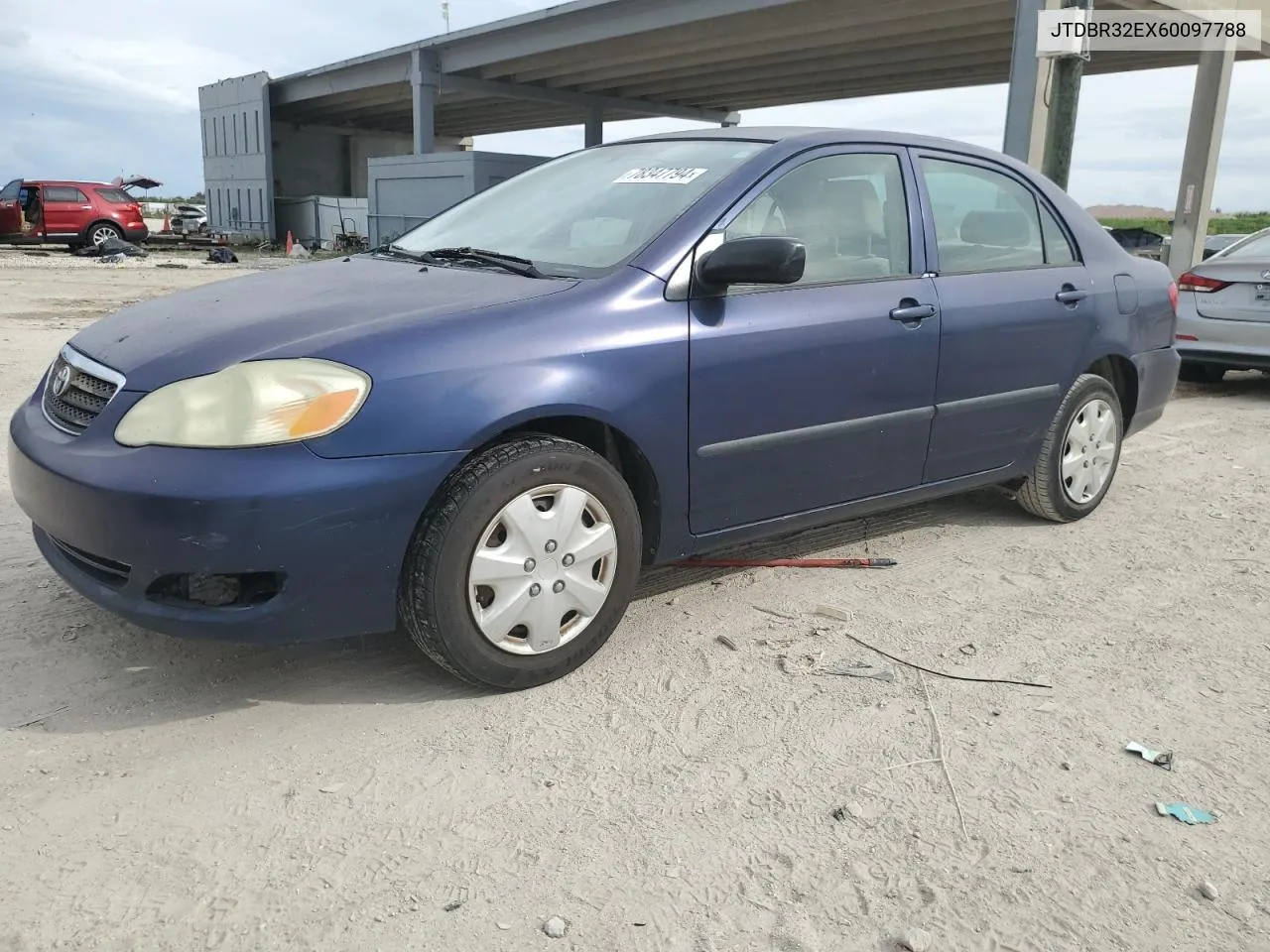 2006 Toyota Corolla Ce VIN: JTDBR32EX60097788 Lot: 78347794