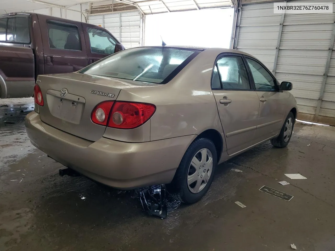 2006 Toyota Corolla Ce VIN: 1NXBR32E76Z760478 Lot: 78478534