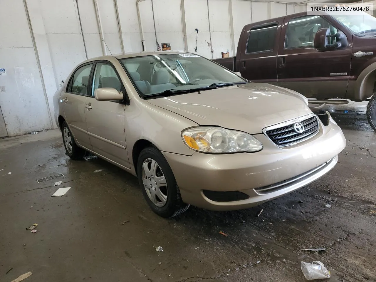 2006 Toyota Corolla Ce VIN: 1NXBR32E76Z760478 Lot: 78478534