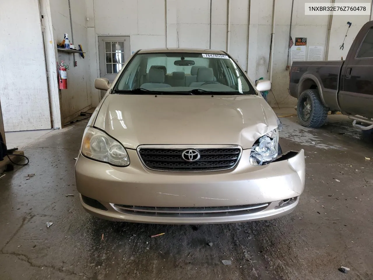 2006 Toyota Corolla Ce VIN: 1NXBR32E76Z760478 Lot: 78478534