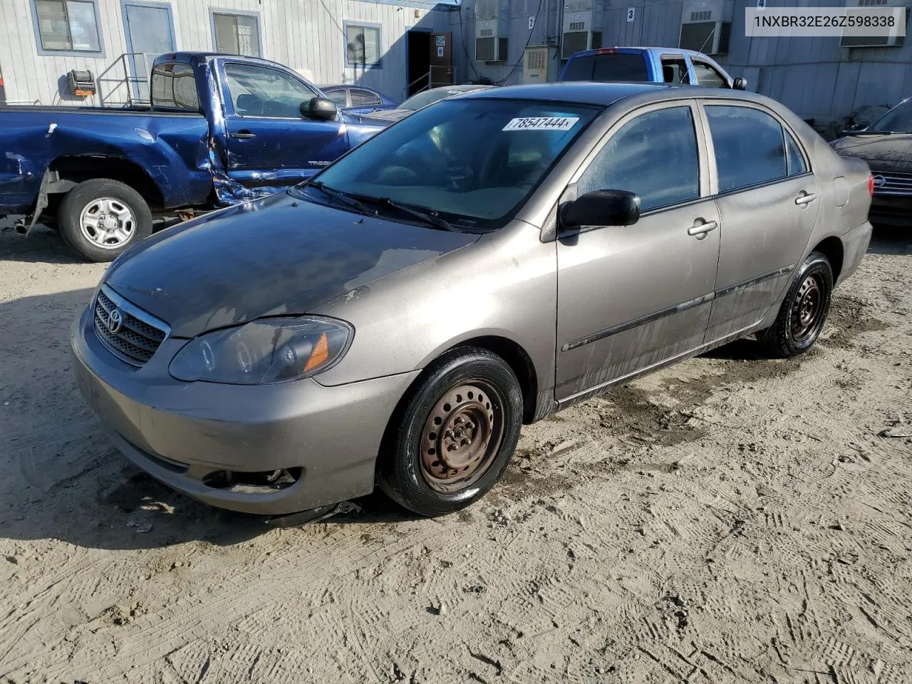 2006 Toyota Corolla Ce VIN: 1NXBR32E26Z598338 Lot: 78547444