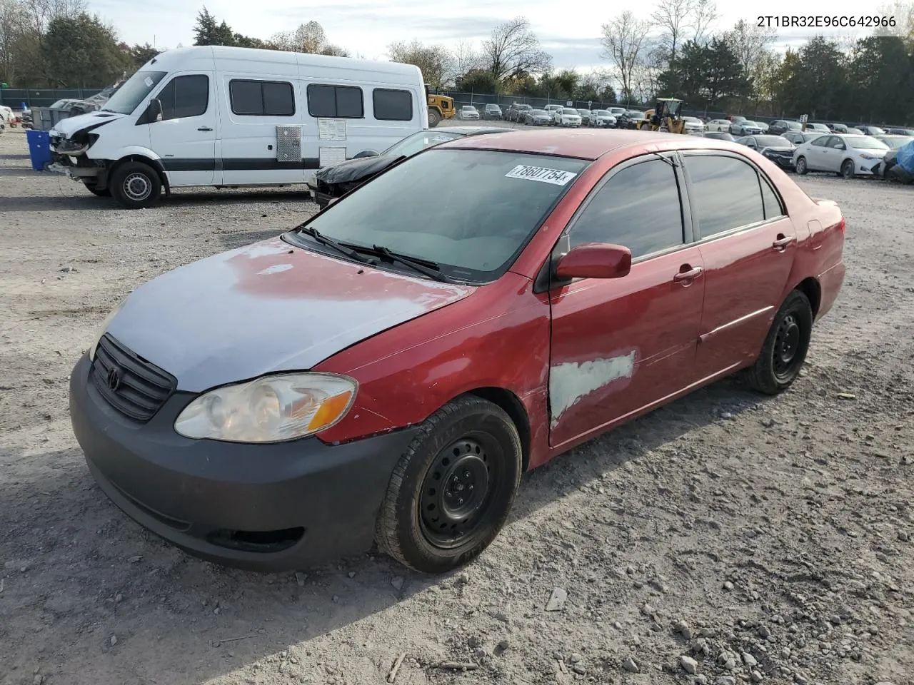 2006 Toyota Corolla Ce VIN: 2T1BR32E96C642966 Lot: 78607754