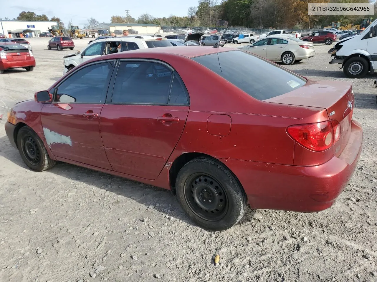 2006 Toyota Corolla Ce VIN: 2T1BR32E96C642966 Lot: 78607754