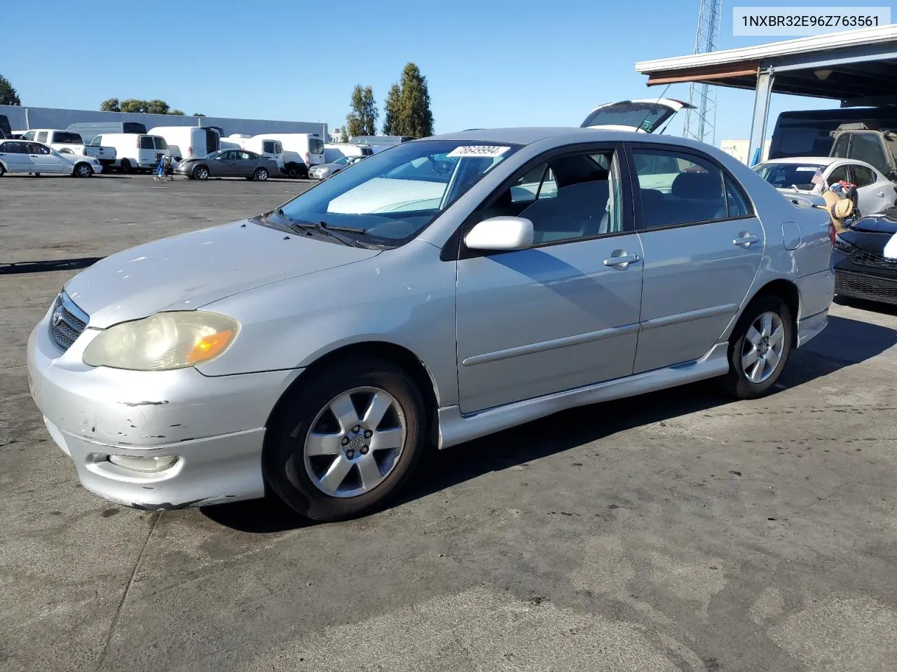 2006 Toyota Corolla Ce VIN: 1NXBR32E96Z763561 Lot: 78649994